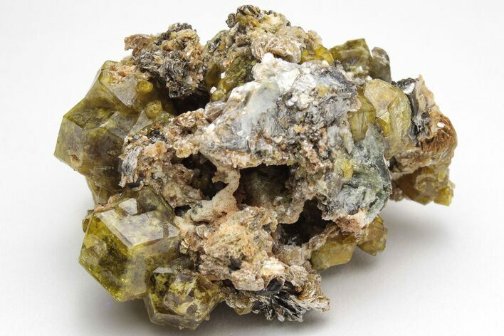 Yellow Andradite Garnet Cluster - Kayes Region, Mali #209292